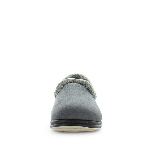 Panda Emille Slippers - Charcoal Grey in Charcoal Grey