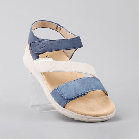 CC Resorts Pershing - Denim/Off White/Navy in Denim/Off White/Navy