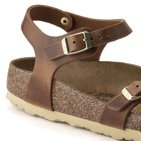 Birkenstock Kumba Cognac Oiled Leather Regular in Cognac