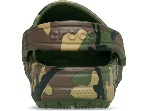 Crocs Classic Camouflage Clog Toddlers - Army Green/Multi in Army Green/Multi