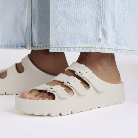 Birkenstock Florida EVA Platform Eggshell Narrow in Eggshell