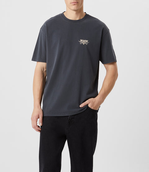 R.M.Williams Louth t-shirt in Vintage black