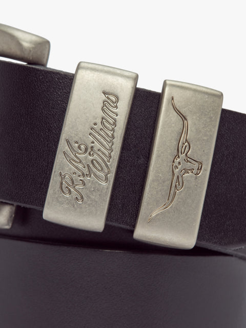 R.M.Williams Drover belt in Black