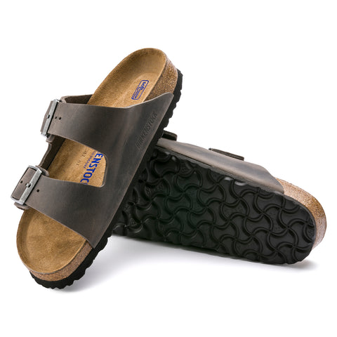 Birkenstock Arizona SFB Iron Oiled Leather Regular in Iron