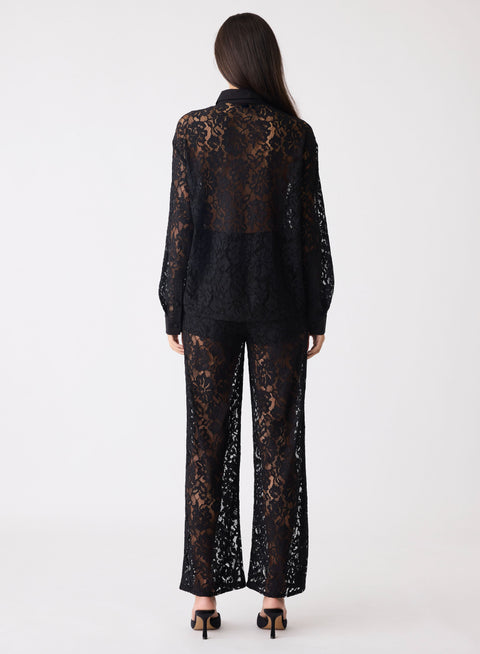 Esmaee Oasis Shirt - Black in Black