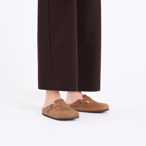 Birkenstock Boston Cognac Oiled Leather Regular in Cognac