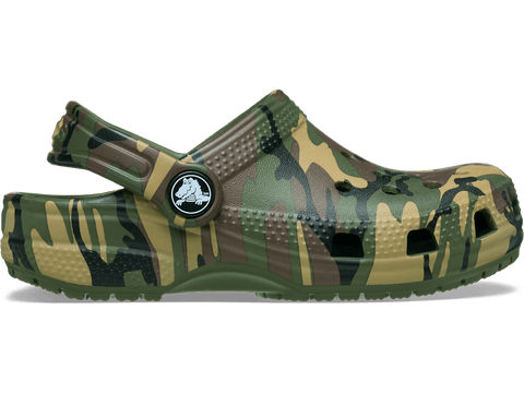 Crocs Classic Camouflage Clog Toddlers - Army Green/Multi in Army Green/Multi