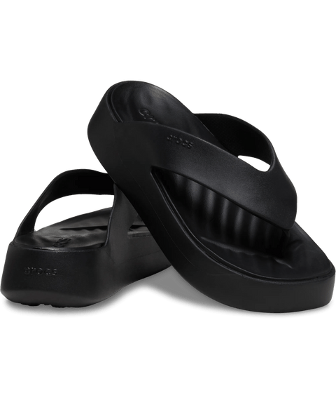 Crocs Getaway Platform Flip - Black in Black