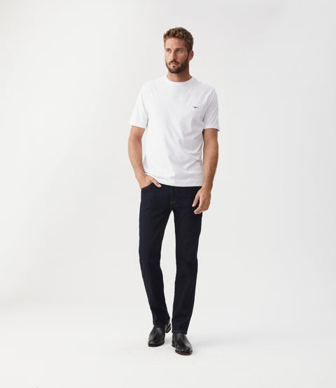 R.M.Williams Parson t-shirt in White/chestnut