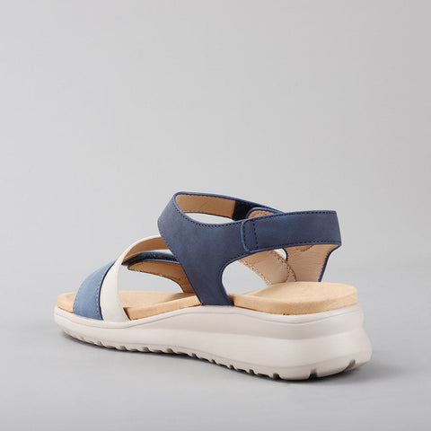 CC Resorts Pershing - Denim/Off White/Navy in Denim/Off White/Navy