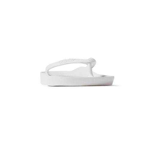 Archies Footwear Arch Support Thongs - Classic - White in Single