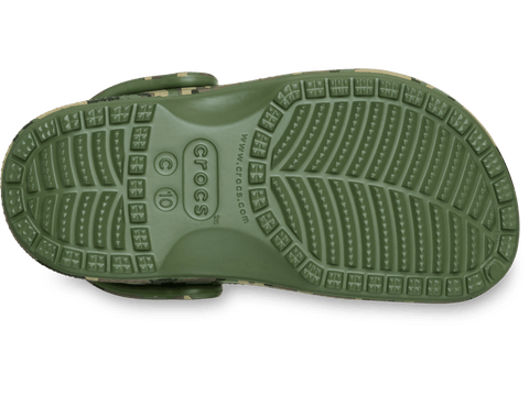 Crocs Classic Camouflage Clog Toddlers - Army Green/Multi in Army Green/Multi