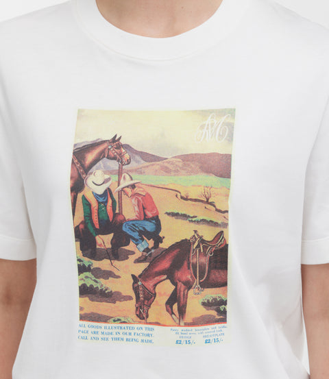 R.M.Williams Archive Advert t-shirt in White