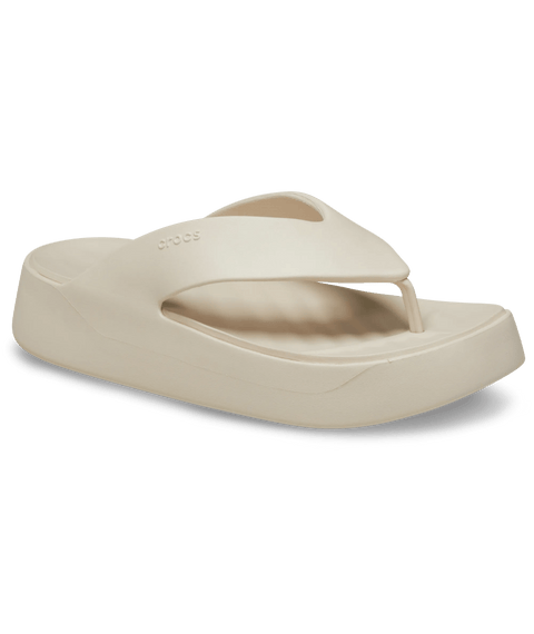 Crocs Getaway Platform Flip - Stucco in Stucco