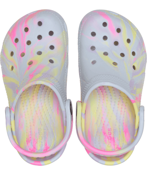 Crocs Classic Marbled Clog Toddlers - Sky Ice/Multi in Sky Ice/Multi