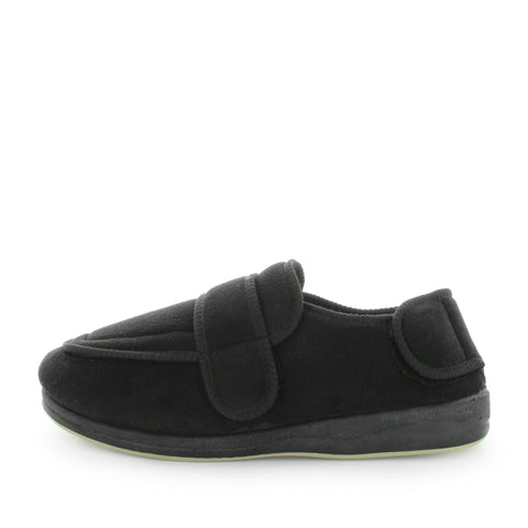 Panda Edison Slippers - Black in Black