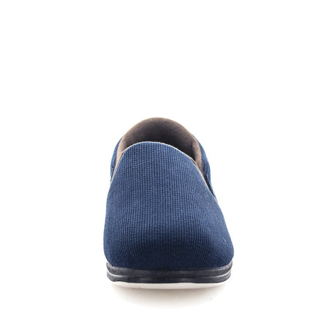 Panda Emerson STEPPINS Slippers - Navy/Brown in Navy/Brown