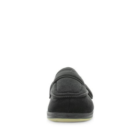 Panda Edison Slippers - Black in Black