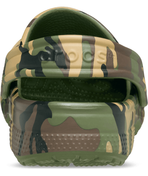 Crocs Classic Camouflage Clog Kids - Army Green/Multi in Army Green/Multi