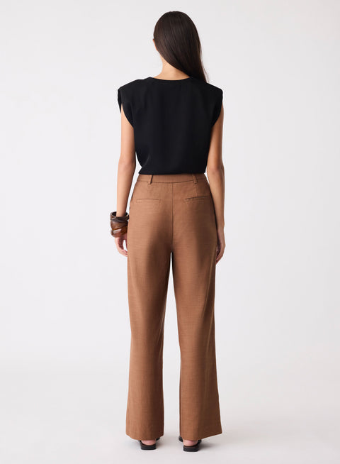 Esmaee Paragon Pant - Dune Brown in Dune Brown