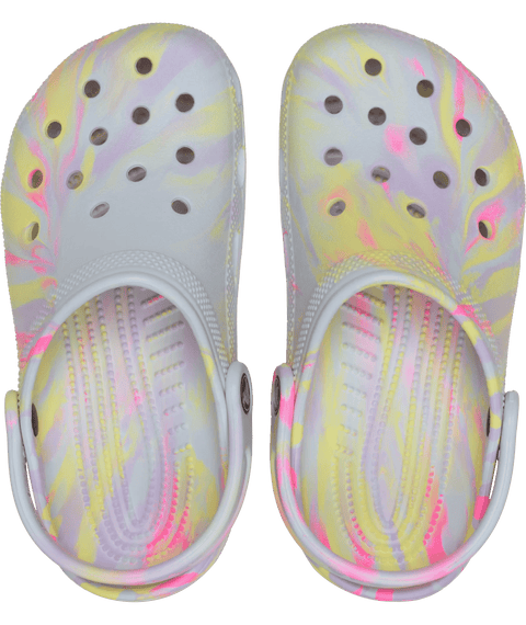 Crocs Classic Marbled Clog Kids - Sky Ice/Multi in Sky Ice/Multi