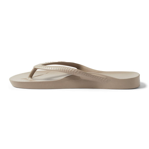 Archies Footwear Arch Support Thongs - Classic - Taupe in Single