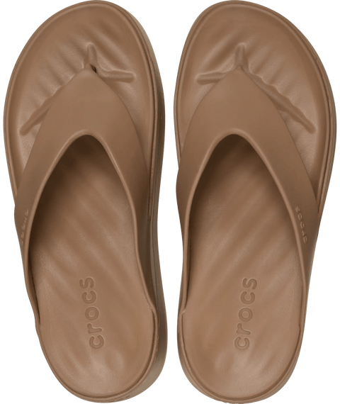 Crocs Getaway Platform Flip - Milk Chocolate in Milk Chocolate