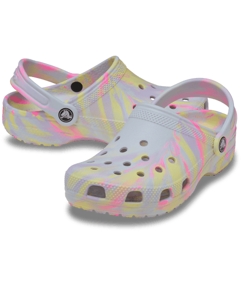 Crocs Classic Marbled Clog Kids - Sky Ice/Multi in Sky Ice/Multi