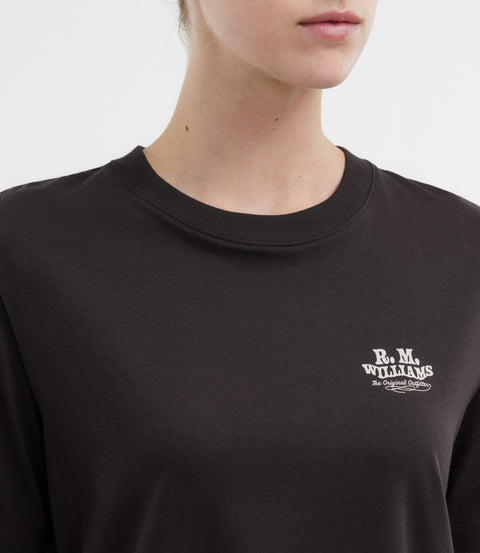 R.M.Williams Kandos t-shirt in Dark chocolate