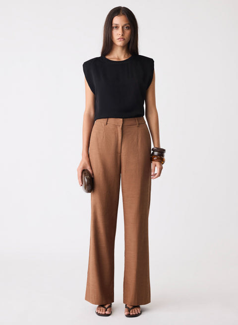 Esmaee Paragon Pant - Dune Brown in Dune Brown