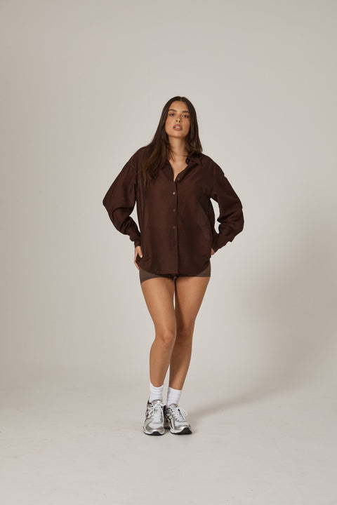 RAEF The Label Lennox Relaxed Shirt in Single