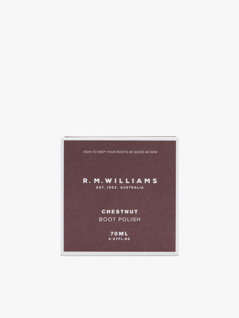 R.M.Williams Stockman's boot polish in Chestnut