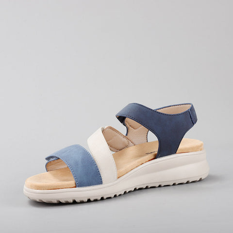 CC Resorts Pershing - Denim/Off White/Navy in Denim/Off White/Navy