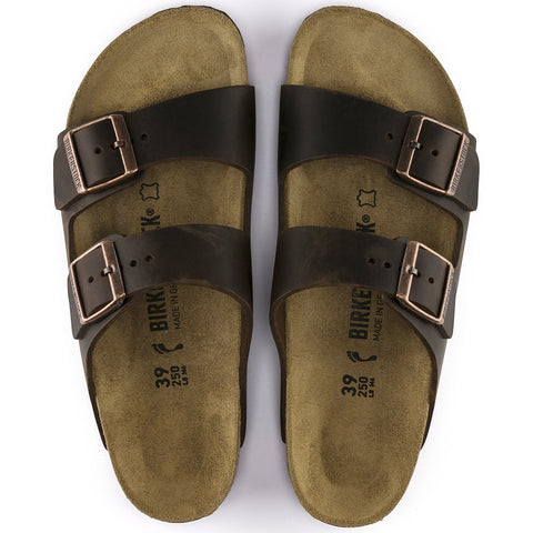 Birkenstock Arizona Habana Oiled Leather Regular in Habana