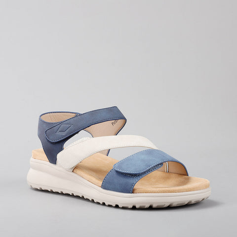 CC Resorts Pershing - Denim/Off White/Navy in Denim/Off White/Navy