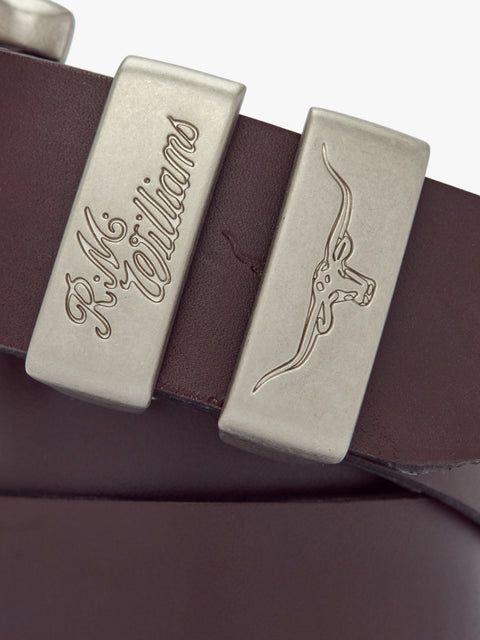 R.M.Williams Drover belt in Chestnut