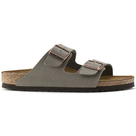 Birkenstock Arizona Stone BirkiBuc Regular in Stone