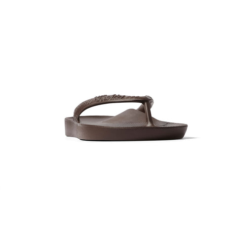 Archies Footwear Arch Support Thongs - Classic - Brown in Single