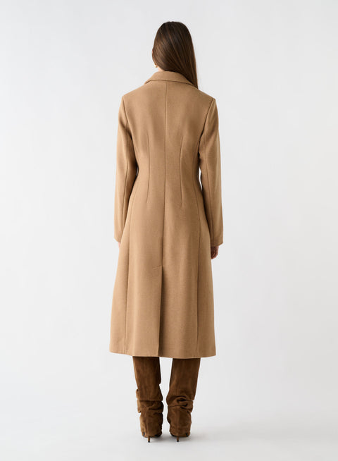 Esmaee Eternal Coat - Camel in Camel