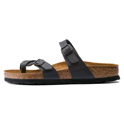 Birkenstock Mayari Black Birko-Flor Regular in Black