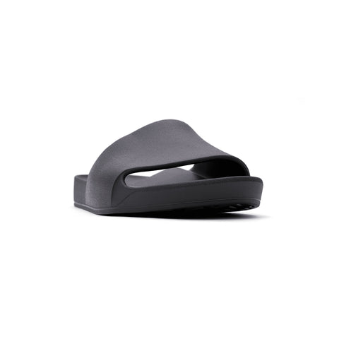 Archies Footwear Arch Support Slides - Classic - Black in Single