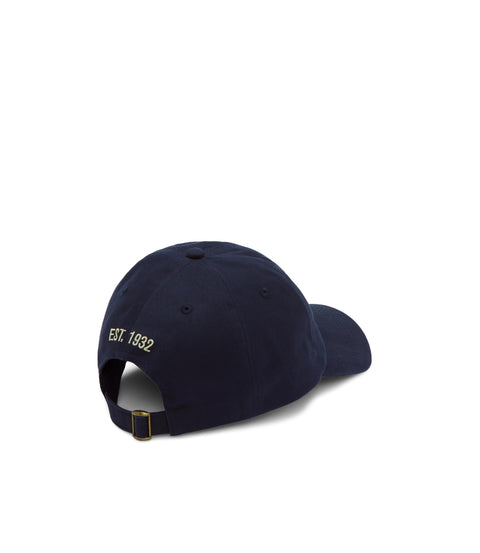 R.M.Williams Mini longhorn twill cap in Blue wash