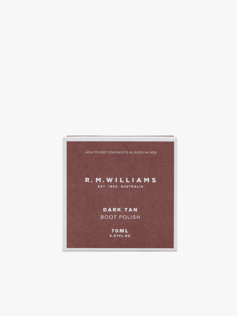 Stockman's boot polish - Dark tan
