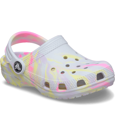 Crocs Classic Marbled Clog Toddlers - Sky Ice/Multi in Sky Ice/Multi