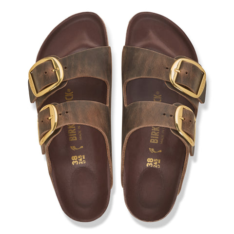 Birkenstock Arizona Big Buckle Habana Oiled Leather Regular in Habana