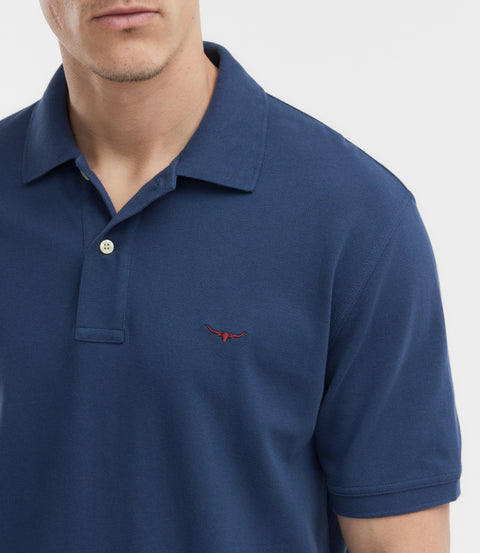 R.M.Williams Rod polo in Worker blue