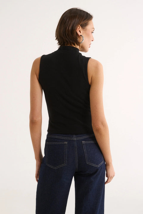 Tara Mock Neck Tank